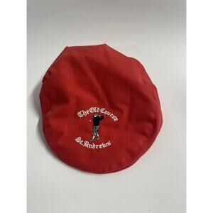 VINTAGE THE EDINBURGH WOOLLEN MILL NEWSBOY CAP THE OLD COURSE ST ANDREWS LARGE L